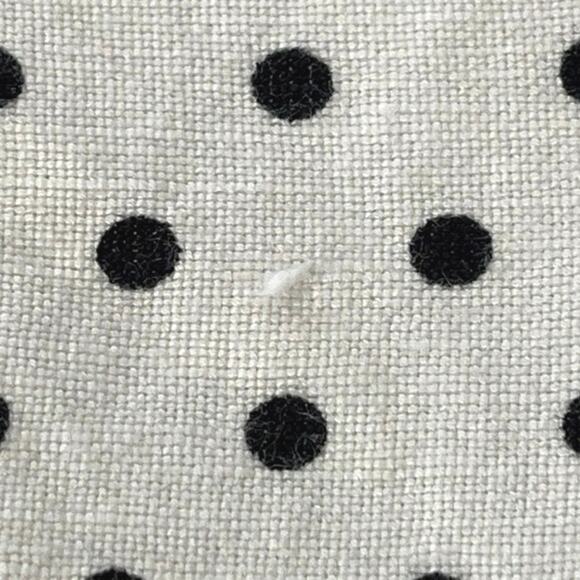 Kate Spade Polka Dot Shorts Womens Size S White Black Linen Blend Comfort Casual - Picture 15 of 16